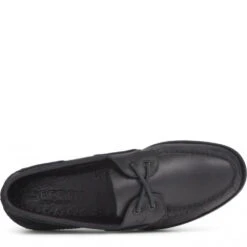 Sperry Men's Authentic Original Leather Boat Shoe In Black -Cheap Shoes Store 0836981 3 1100x