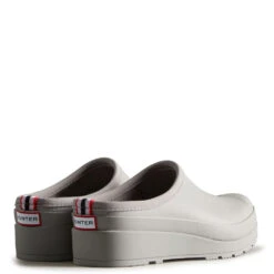 Hunter Women's Play Clogs In Zinc Grey -Cheap Shoes Store 1054 4 1100x