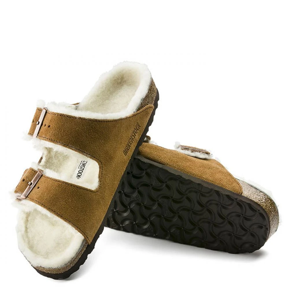 Birkenstock Arizona Shearling In Mink 4 Birkenstock Arizona Shearling In Mink - Image 4