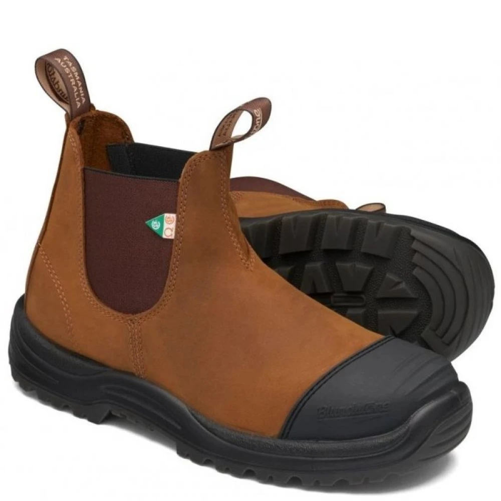 Blundstone Work & Safety Boot Rubber Toe Cap 169 In Saddle Brown 3 Blundstone Work & Safety Boot Rubber Toe Cap 169 In Saddle Brown - Image 3