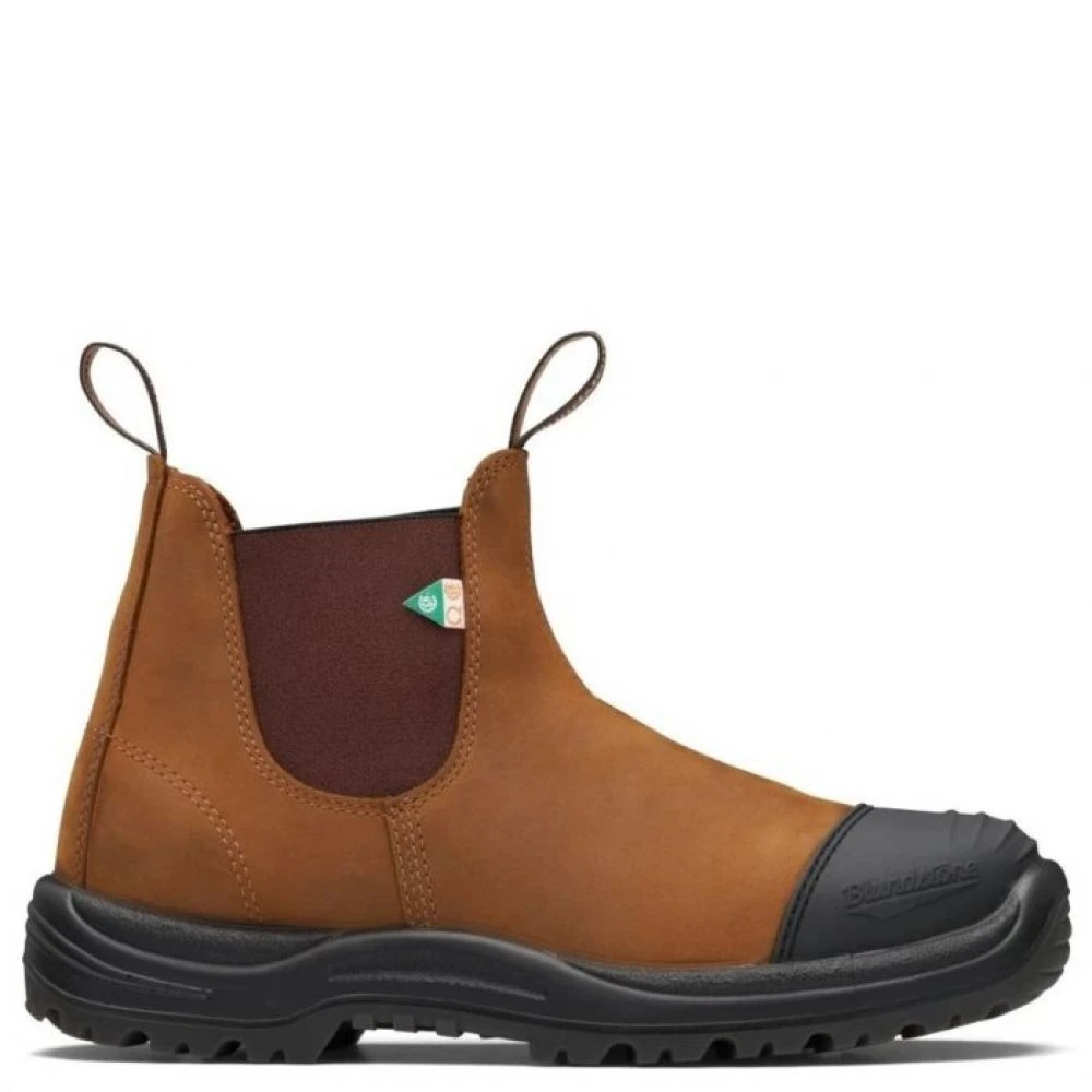 Blundstone Work & Safety Boot Rubber Toe Cap 169 In Saddle Brown 2 Blundstone Work & Safety Boot Rubber Toe Cap 169 In Saddle Brown - Image 2