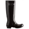 Hunter Women's Original Tall Gloss Rain Boots In Black