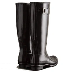 Hunter Women's Original Tall Gloss Rain Boots In Black -Cheap Shoes Store 20220114165639 prod aw21 org wft1000rgl blk 3 1 1100x