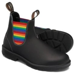 Blundstone Women's Original 2105 In Black With Rainbow Elastic And Contrast Stitching -Cheap Shoes Store 2105 3 1 1100x