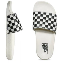 Vans Women's Slide-On In Checkerboard White/Black -Cheap Shoes Store 3 0 3013 vans slide checkerboard white black 3 2 1100x