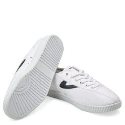 Tretorn Nylite Plus Canvas In White/Navy 7 Tretorn Nylite Plus Canvas In White/Navy -Cheap Shoes Store 480167031 4 1100x