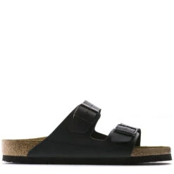Birkenstock Arizona Birko-Flor In Black (Narrow Width)