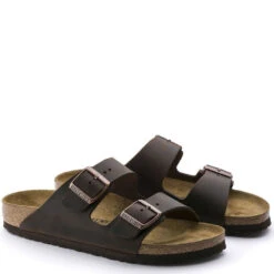 Birkenstock Arizona Oiled Leather In Habana (Narrow Width) -Cheap Shoes Store 5 2 52533 pair 2 1100x