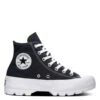 Converse Women's Chuck Taylor All Star Lugged Hi Top In Black/White/Black