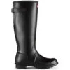 Hunter Women's Original Back Adjustable Rain Boots In Black
