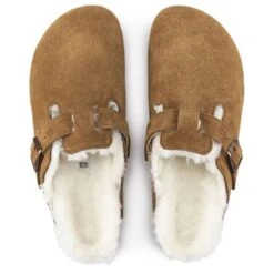 Birkenstock Boston Shearling In Mink -Cheap Shoes Store BI 1001140 508W 4 1100x