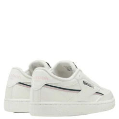 Reebok Women's Club C 85 Vegan In Chalk/Pink Glow/Forest Green -Cheap Shoes Store RB GY9732 1143 3 1100x