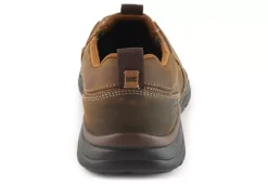 Skechers Mens Dockland Slip On Oxford - Brown -Cheap Shoes Store US 01 311272 02