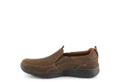 Skechers Mens Dockland Slip On Oxford - Brown -Cheap Shoes Store US 01 311272 03