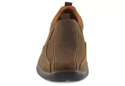 Skechers Mens Dockland Slip On Oxford - Brown -Cheap Shoes Store US 01 311272 04