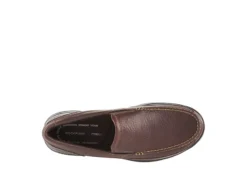 Rockport Mens Junction Point Slip On Oxford - Brown -Cheap Shoes Store US 01 311280 05