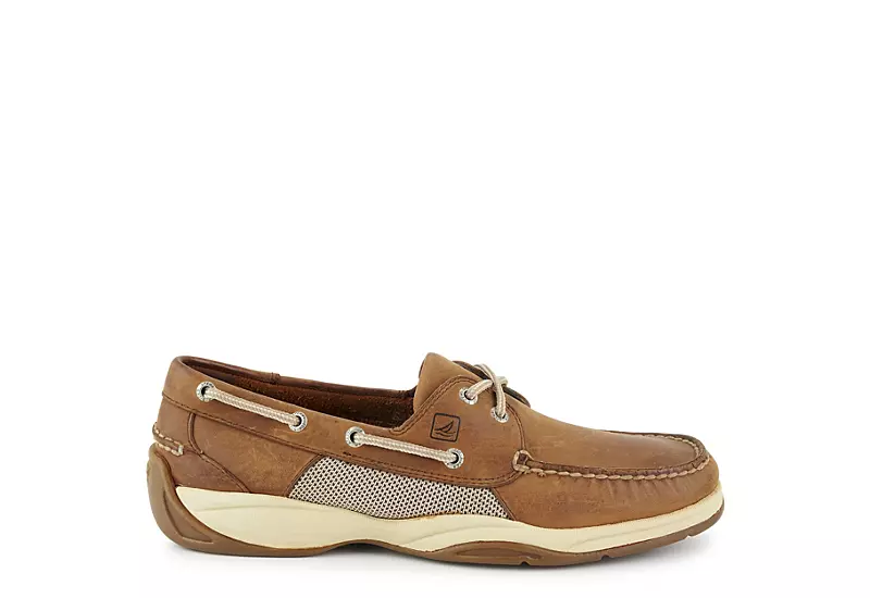 Sperry Mens Intrepid Boat Shoe - Tan 2 Sperry Mens Intrepid Boat Shoe - Tan - Image 2
