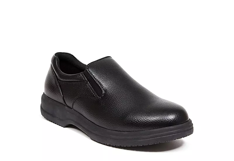 Deer Stags Mens Manager Slip Resistant Work Shoe - Black 1 Deer Stags Mens Manager Slip Resistant Work Shoe - Black