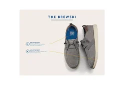 Nunn Bush Mens Brewski Slip On Sneaker - Grey -Cheap Shoes Store US 01 501369 06