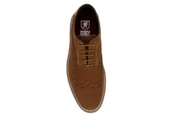 Stacy Adams Mens Swift Wingtip Lace-up Oxford - Cognac -Cheap Shoes Store US 01 501416 05