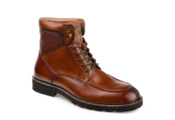 Thomas & Vine Mens Lowry Lace-up Boot - Brown
