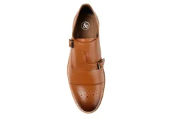Thomas & Vine Mens Ransom Monk Strap Oxford - Cognac -Cheap Shoes Store US 01 501657 05