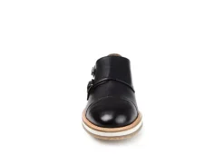 Thomas & Vine Mens Thatcher Monk Strap Oxford - Black -Cheap Shoes Store US 01 501670 02