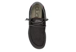 Heydude Mens Wally Slip On Sneaker - Dark Grey -Cheap Shoes Store US 01 501802 05