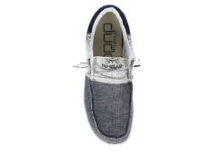 Heydude Mens Wally Slip On Sneaker - Navy -Cheap Shoes Store US 01 501807 05