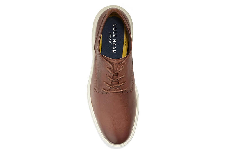 Cole Haan Mens Grand Plain Toe Oxford - Tan 3 Cole Haan Mens Grand Plain Toe Oxford - Tan - Image 3