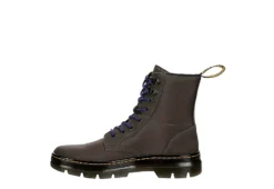 Dr. Martens Dr.martens Mens Combs Combat Boot - Dark Grey -Cheap Shoes Store US 01 501830 03