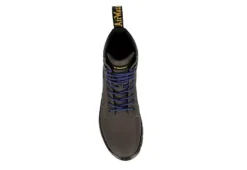 Dr. Martens Dr.martens Mens Combs Combat Boot - Dark Grey -Cheap Shoes Store US 01 501830 05