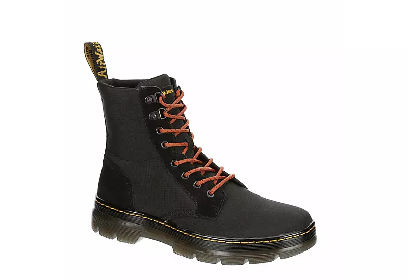 Dr. Martens Dr.martens Mens Combs Combat Boot - Black 1 Dr. Martens Dr.martens Mens Combs Combat Boot - Black
