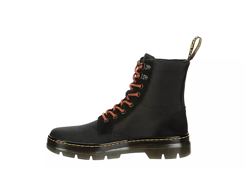 Dr. Martens Dr.martens Mens Combs Combat Boot - Black 4 Dr. Martens Dr.martens Mens Combs Combat Boot - Black - Image 4