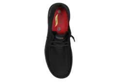 Skechers Mens Arch Fit Melo Slip Resistant Work Shoe - Black -Cheap Shoes Store US 01 501849 03