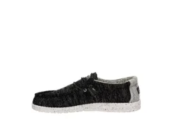 Heydude Mens Wally Slip On Sneaker - Black -Cheap Shoes Store US 01 501931 03