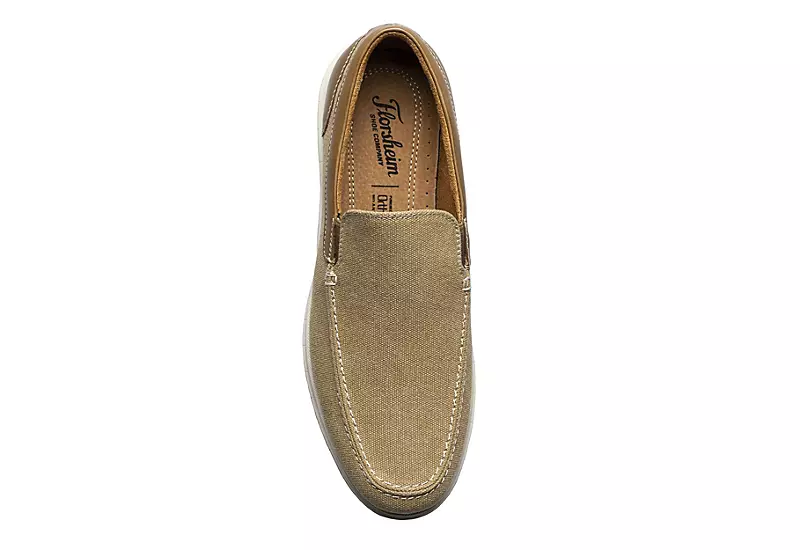 Florsheim Mens Montigo Canvas Venetian Loafer Oxford - Sand 6 Florsheim Mens Montigo Canvas Venetian Loafer Oxford - Sand - Image 6