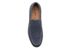 Florsheim Mens Montigo Canvas Venetian Loafer Oxford - Navy -Cheap Shoes Store US 01 502198 05