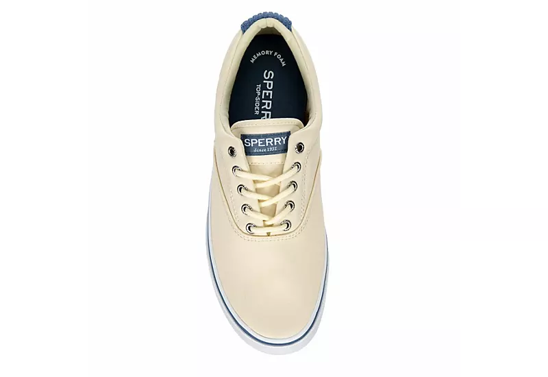 Sperry Mens Halyard Cvo Sneaker - Off White 6 Sperry Mens Halyard Cvo Sneaker - Off White - Image 6