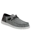Heydude Mens Wally Slip On Sneaker - Grey