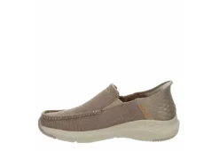 Skechers Mens Slip-ins Parson Slip On Sneaker - Brown -Cheap Shoes Store US 01 502297 03