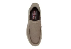 Skechers Mens Slip-ins Parson Slip On Sneaker - Brown -Cheap Shoes Store US 01 502297 05