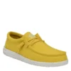 Heydude Mens Wally Slip On Sneaker - Yellow