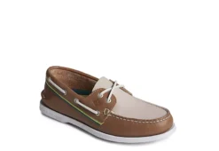 Sperry Mens Ao 2-eye Boat Shoe - Tan