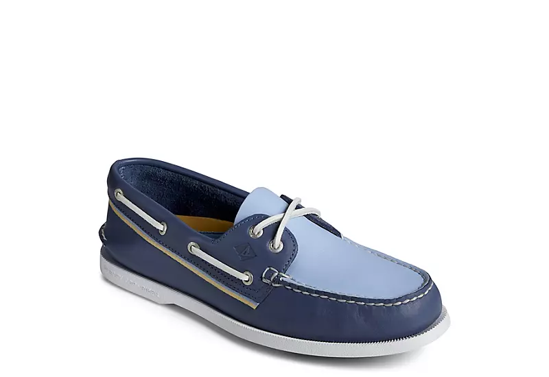 Sperry Mens Ao 2-eye Boat Shoe - Blue 1 Sperry Mens Ao 2-eye Boat Shoe - Blue