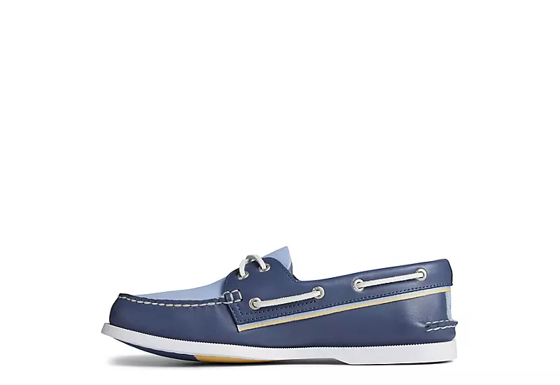 Sperry Mens Ao 2-eye Boat Shoe - Blue 3 Sperry Mens Ao 2-eye Boat Shoe - Blue - Image 3