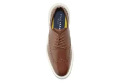 Cole Haan Mens Grand Wingtip Oxford - Tan -Cheap Shoes Store US 01 502384 04
