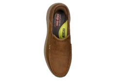 Skechers Mens Slip-ins Parson Slip On Sneaker - Brown -Cheap Shoes Store US 01 502402 03