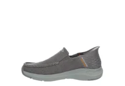 Skechers Mens Slip-ins Parson Slip On Sneaker - Grey -Cheap Shoes Store US 01 502403 03