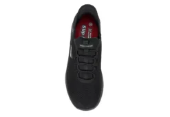 Skechers Mens Slip-ins Summits Colsin Slip Resistant Work Shoe - Black -Cheap Shoes Store US 01 502506 05